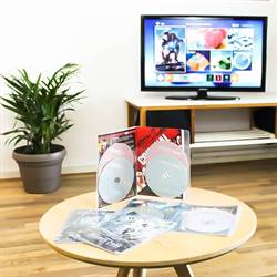 Pochette pour 4 DVD - avec espace pour la jaquette - 10 pcs 