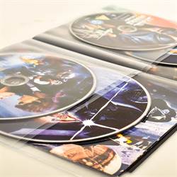 Pochette pour 4 DVD - avec espace pour la jaquette - 10 pcs 