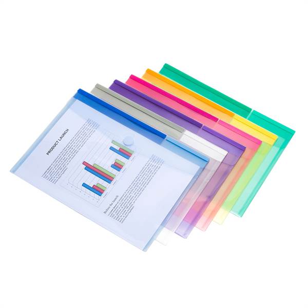 Enveloppes A4, pack de 12 coloris assortis