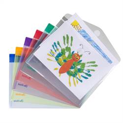 Enveloppes A5, pack de 6 - coloris assortis