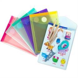 Enveloppes A6, Vertical, Coloris Assortis - Pack de 6