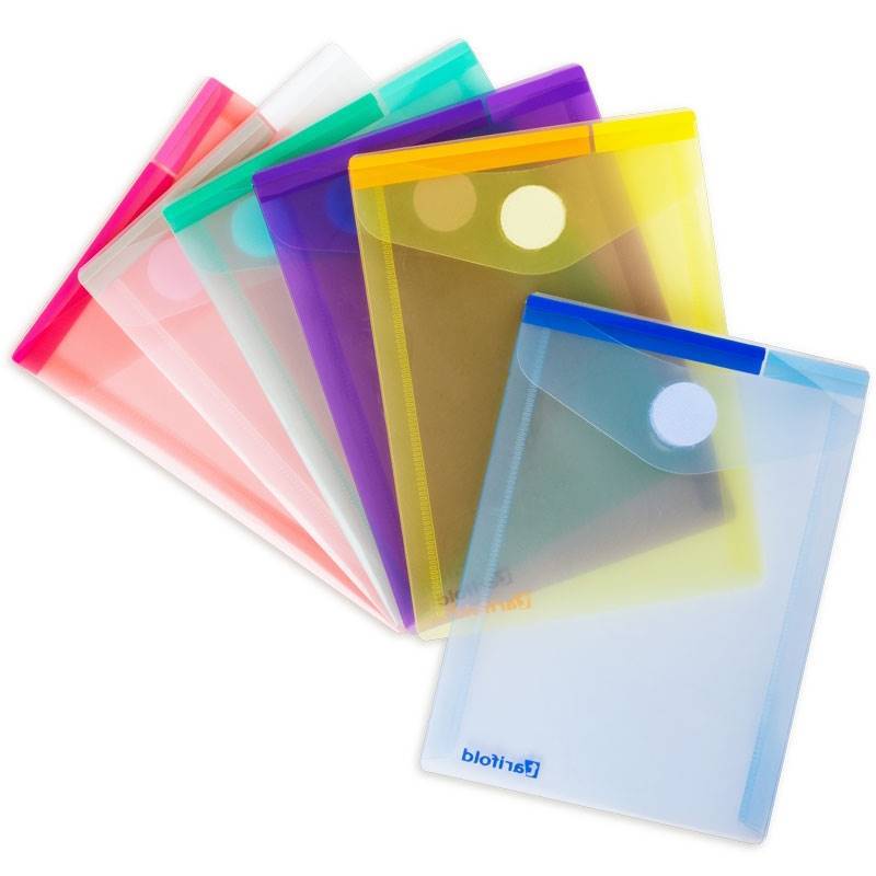 Enveloppes A6, Vertical, Coloris Assortis - Pack de 6