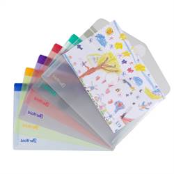 Enveloppes A6, pack de 6 - coloris assortis