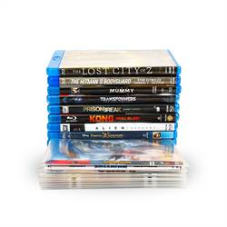 Pochettes Blu-Ray avec perforations pour classeur