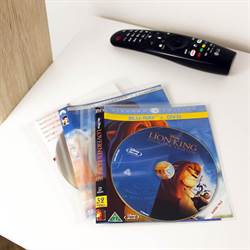 Rangement Blu-Ray: Pack de rangement Blu-Ray - 50 pochettes Blu-Ray, 2 Classeurs