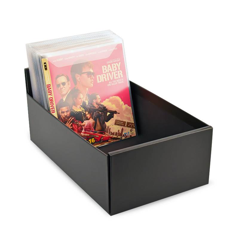 Pochette Pour 120 Cd/dvd/blu-ray Noire