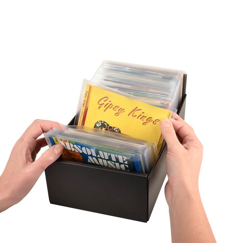 UENTIP Range CD Pochette,étui DVD Étui en Plastique Rigide pour 96