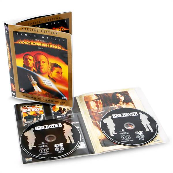 Double pochette DVD - Espace pour la jaquette, 50 pcs