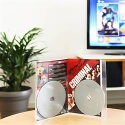 Double pochette DVD - Espace pour la jaquette, 50 pcs