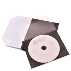 Pochette DVD Simple / Double avec feutre de protection pour stockage DVD