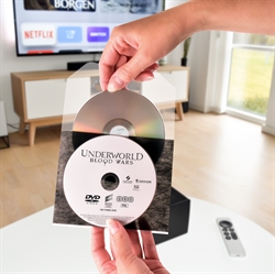 Pochette DVD Simple / Double avec feutre de protection pour stockage DVD