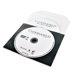 Pochette DVD Simple / Double avec feutre de protection pour stockage DVD