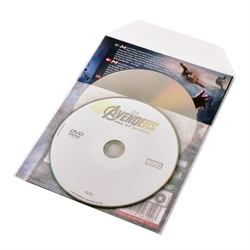 Pochette DVD Simple / Double avec feutre de protection - 50 pcs.