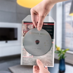 Pochette DVD Simple / Double avec feutre de protection - 50 pcs.