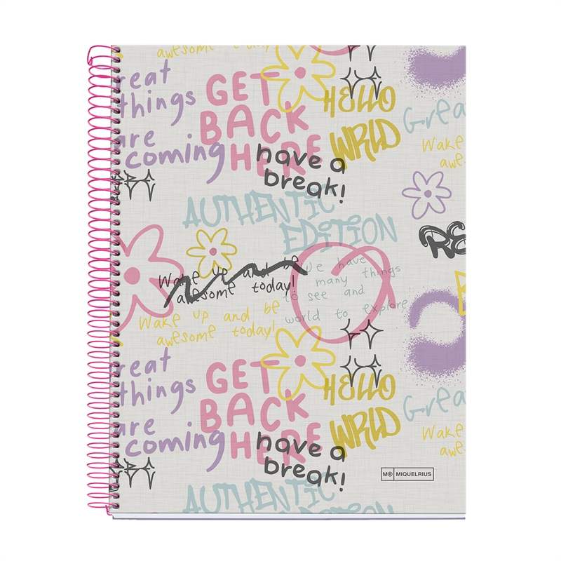 Cahier A4, Rebel - 1 pc.