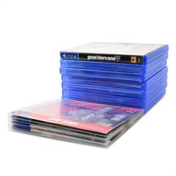 Pochettes de rangement pour jeux PS4 – avec espace pour la jaquette – 25 pièces