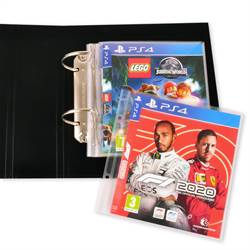 Pochettes perforées de rangement pour jeux PS4 - 25 pcs.