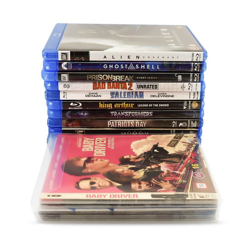 50 Pochettes Blu-Ray pour rangement Blu-Ray