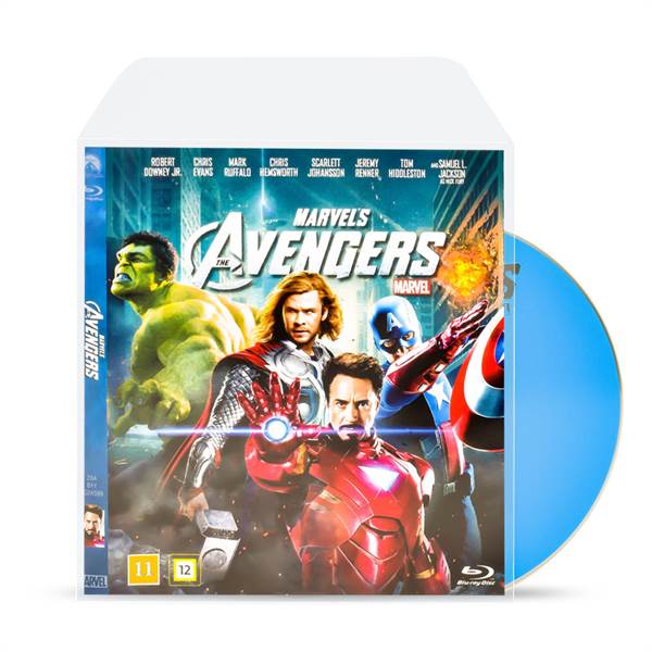 Pochette Blu-Ray pour rangement Blu-Ray - espace pour la jaquette - 50 pcs