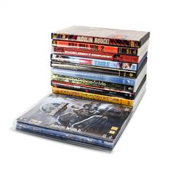 Pochette DVD pour rangement DVD – espace pour la jaquette - 100 pcs.
