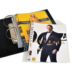 Pack de rangement DVD - 100 Pochettes DVD, 4 Classeurs