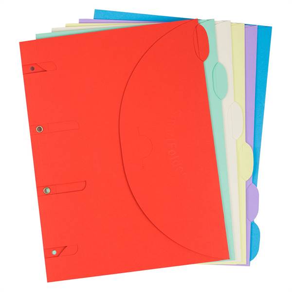 Smartfolders A4 - 6 dossiers de couleurs assorties - VERSION MAT